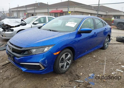 2020 Honda Civic Lx из США, поврежденный, VIN 2HGFC2F61LH550544
